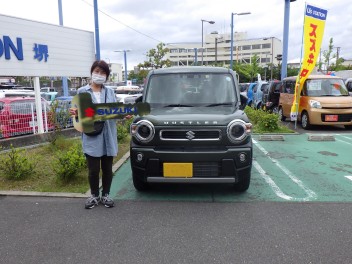 O様ハスラーご納車させて頂きました！