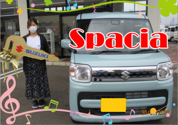スペーシア　ご納車です♡