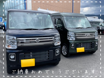 エブリイワゴンを納車いたしました！