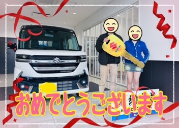 スペーシアカスタム納車でした(^^♪