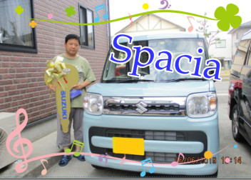 スペーシア　ご納車です♡