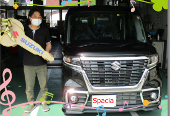 スペーシアカスタム　ご納車です♡