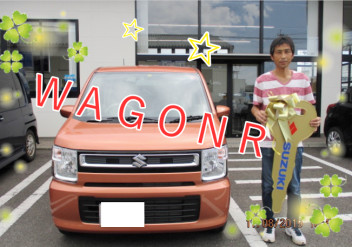 ワゴンＲご納車です　❀