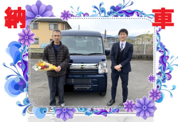 大きな荷物も・・♡エブリィご納車☆