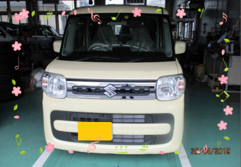 スペーシア　ご納車です♡