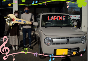 ラパン　ご納車です　♡