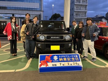 ☆★☆　K様　ジムニーご納車です！　☆★☆