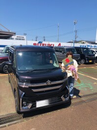 K様スペーシアご納車おめでとうございます！