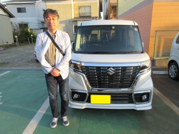 Ｉ様　スペーシアカスタムご納車です！