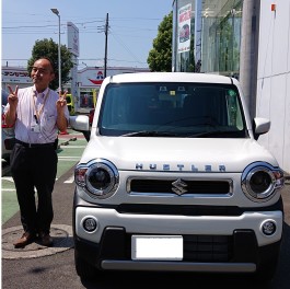 ハスラ－のご納車がありました