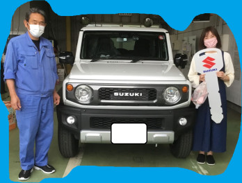八女日記　「お待たせしました！おめでとうございます。ジムニーシエラ納車式」