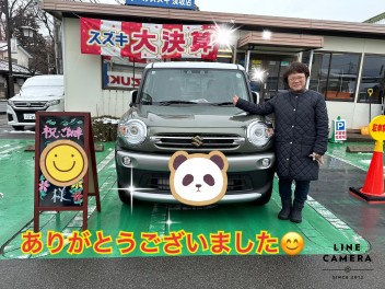 クロスビーご納車！おめでとうございます！