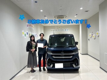 スペーシアカスタムのご納車おめでとうございます！