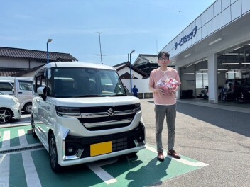 スライドドアがとっても便利です