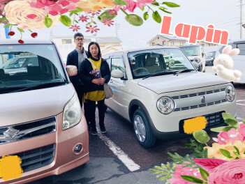 (⋈◍＞◡＜◍)。✧♡ラパンご納車しました☆彡