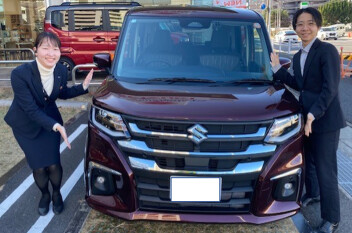 ソリオの試乗車がきてます