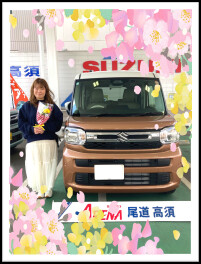 ★納車★スペーシア　ＨＹＢＲＩＤ　X