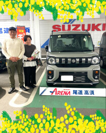 ★納車★スペーシア　ギア　ＨＹＢＲＩＤ　XZターボ