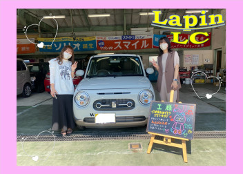 I様　ラパンLCご納車♥