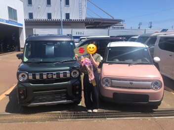 I様　スペーシアギア納車おめでとうございます！