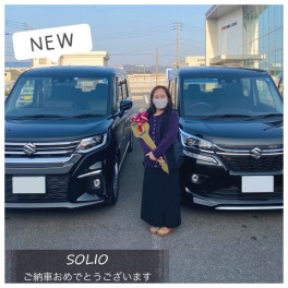 I様のソリオを納車いたしました！