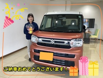 新型スペーシアご納車しました！