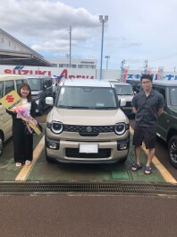 S様　クロスビー納車おめでとうございます！