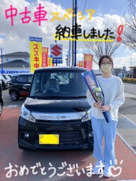 【中古車】スペーシア納車しました♪