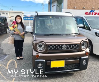 S様のスペーシアギアマイスタイルを納車しました！