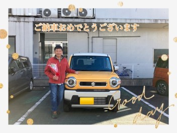 ハスラー、ご納車いたしました！