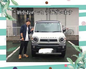 ハスラーご納車ありがとうございます！！