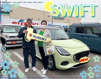 スイフトご納車‼おめでとうございます('ω')★