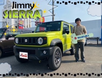 ジムニーシエラご納車‼おめでとうございます('ω')ノ