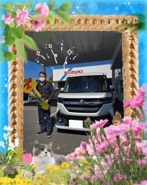 スペーシアカスタムご納車おめでとうございます♪