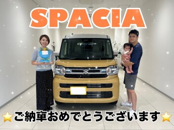 スペーシア納車いたしました☆