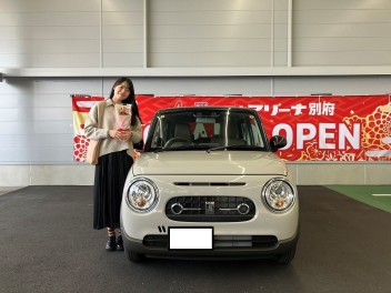 ラパンＬＣご納車おめでとうございます