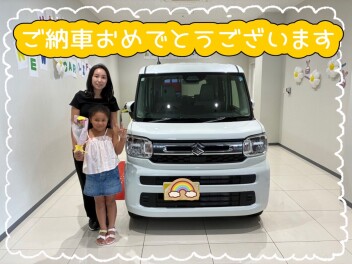 スペーシアのご納車おめでとうございます！
