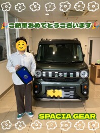 スペーシアギアご納車させていただきました☆