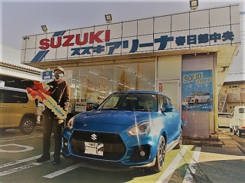 スイフトスポーツMTご納車おめでとうございます！！！！