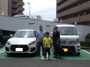 スイフトスポーツ　ご納車させていただきました！