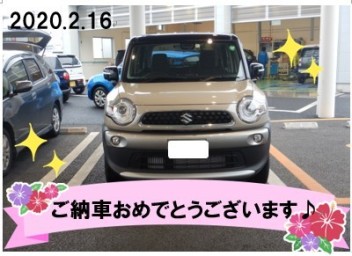 クロスビーご納車させていただきました☆★