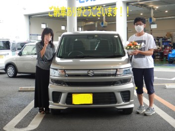 ワゴンRFZご納車　ありがとうございます！！