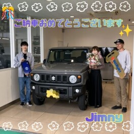 ジムニーご納車させていただきました！