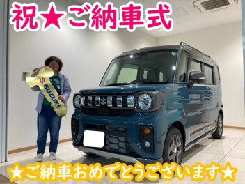 祝★新型スペーシアギア納車式♪