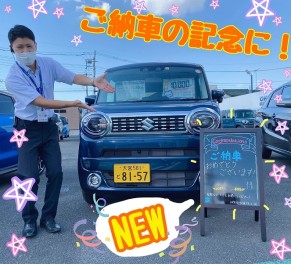 ご納車ボードを作りました！
