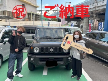 この度、ジムニーシエラをご納車致しました！