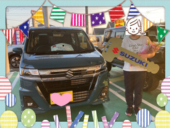 ワゴンＲカスタムＺ！ご納車させて頂きました！