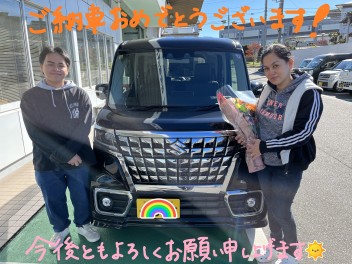 ご納車おめでとうございます(^^♪