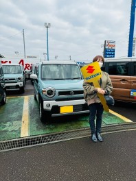 Ｍ様　ハスラーご納車おめでとうございます！