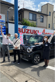 新型ハスラー！！！☆★☆ご納車式★☆★